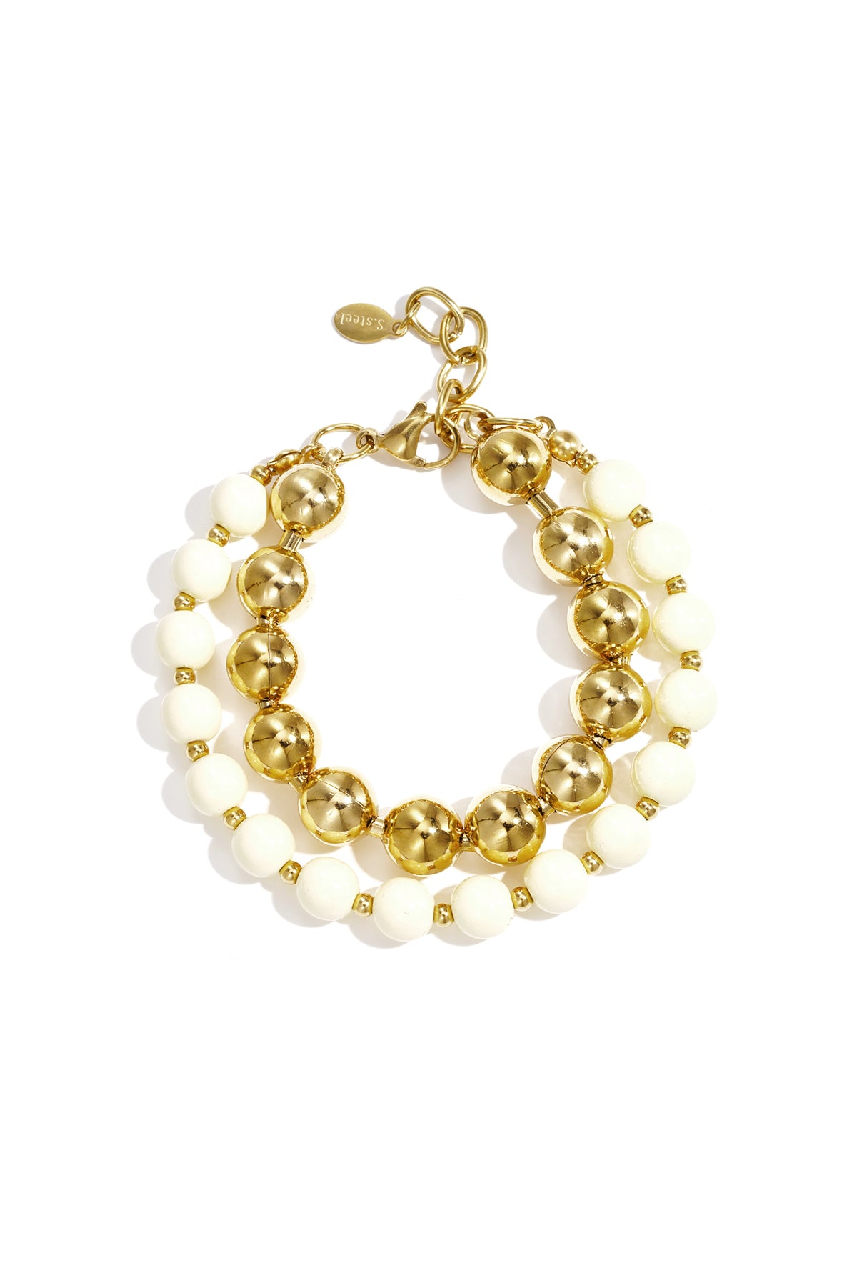 Gekoppelde kralen armbanden