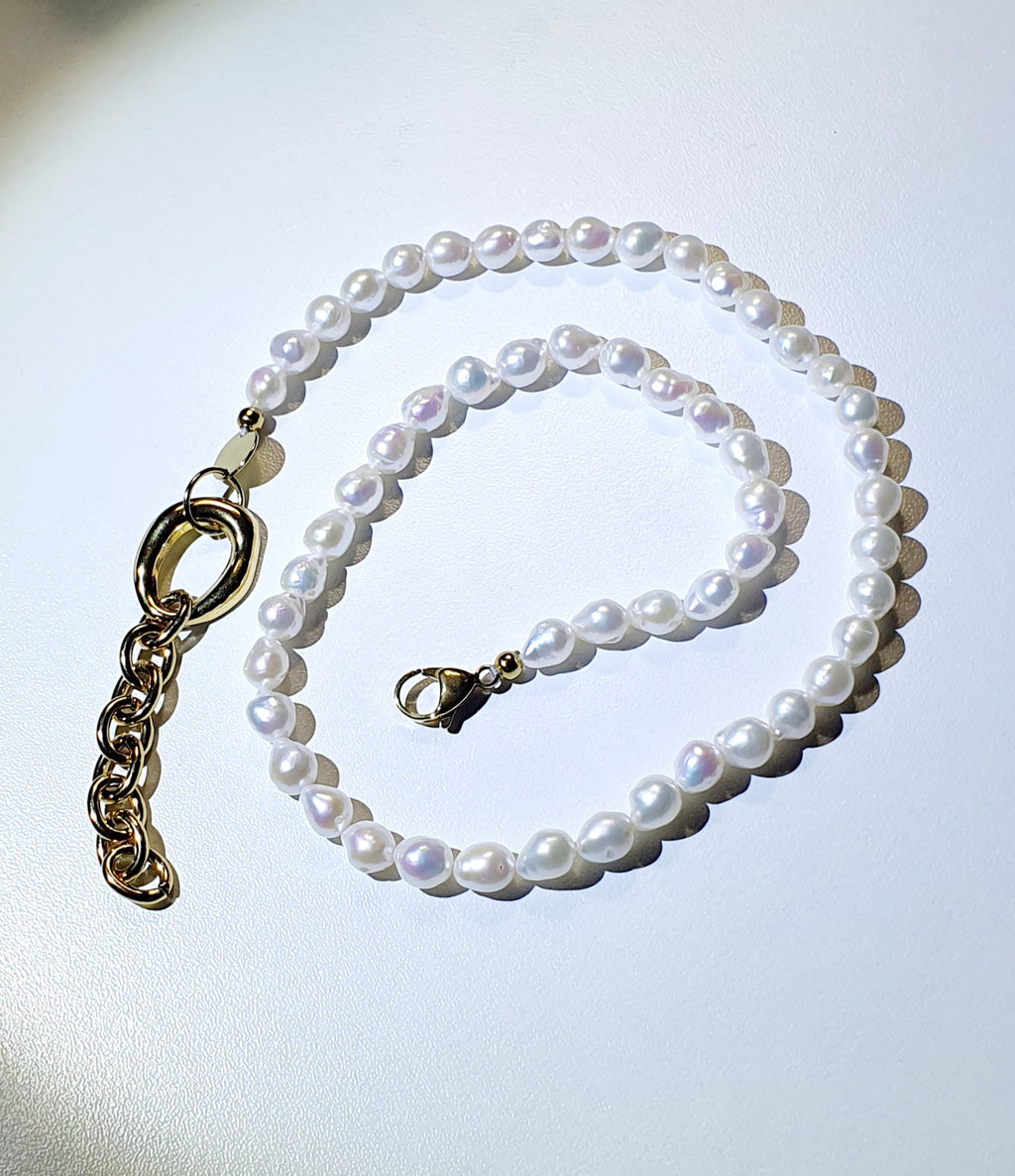 JES Original Valentina Pearl Ketting - Handgemaakte Parelketting