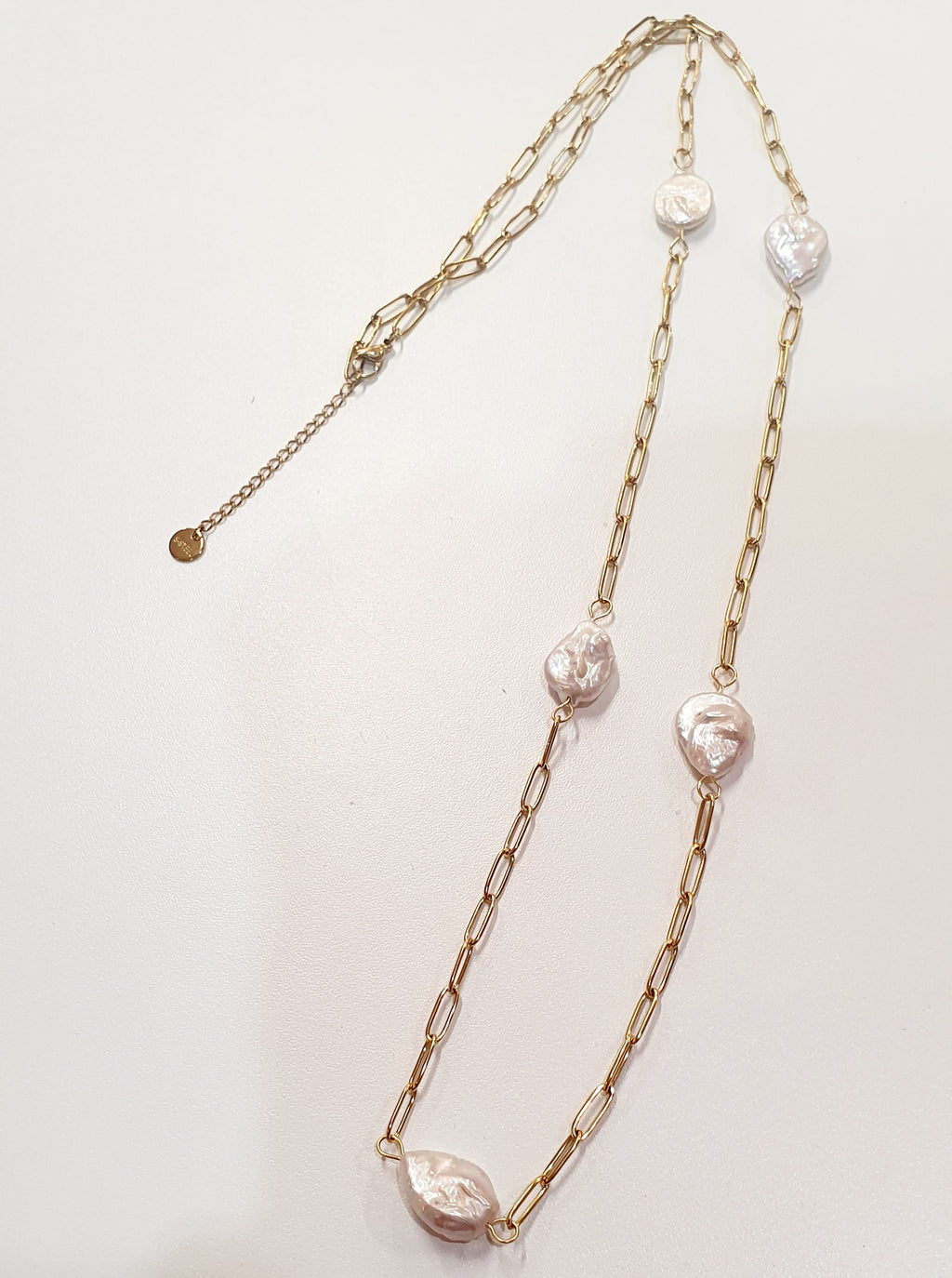 JES Original Aura Chain Pearl - Handgemaakte Parelketting