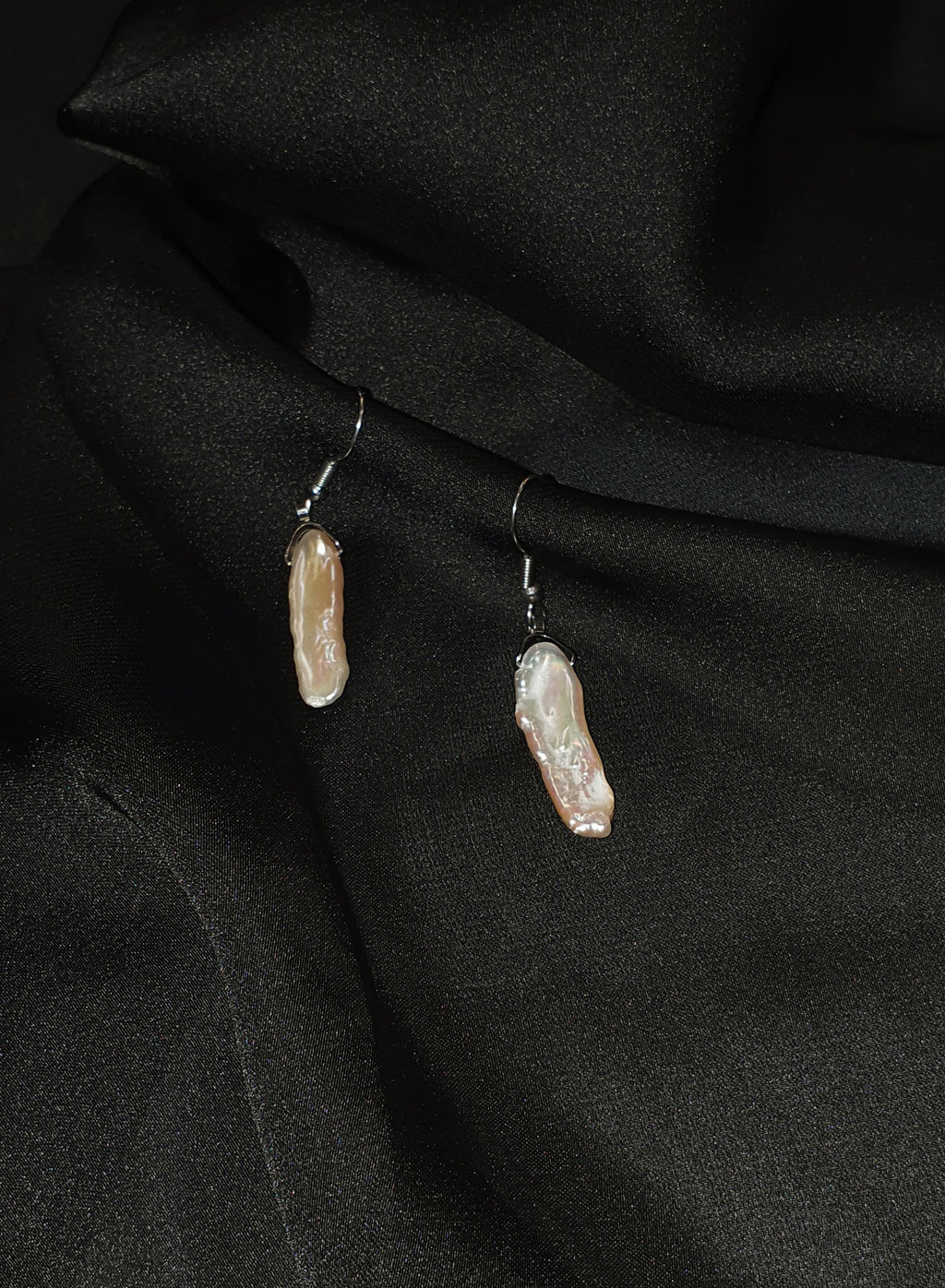 JES Original Eclipse Pearl Set - Barokke Zoetwaterparels Ketting & Oorbellen