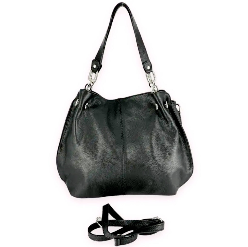 Sofia Daily Soft

Soepele lederen handtas voor elegant dagelijks gebruik

De&nbsp;Sofia Daily Soft&nbsp;is een elegante handtas die ontworpen is voor comfort, flexibiliteit en stijl in het dagelijkse leven. Gemaakt uit&nbsp;soepel echt leder&nbsp;voelt deze tas zacht aan en vormt ze zich op natuurlijke wijze naar de inhoud, wat zorgt voor een vrouwelijke en ontspannen uitstraling.

Dankzij de&nbsp;lange schouderhengsels&nbsp;draag je de tas comfortabel over de schouder, terwijl de&nbsp;afneembare en verstel