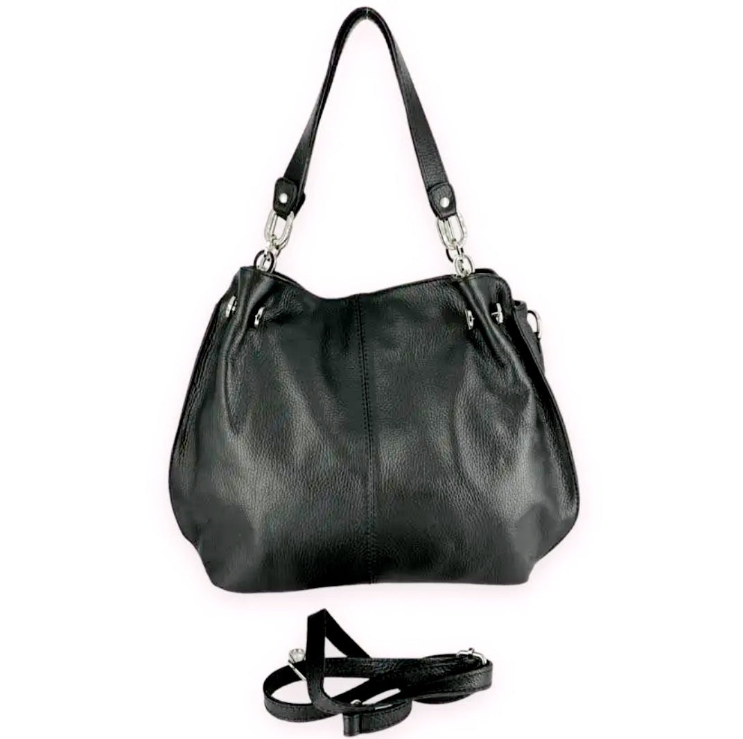 Sofia Daily Soft

Soepele lederen handtas voor elegant dagelijks gebruik

De&nbsp;Sofia Daily Soft&nbsp;is een elegante handtas die ontworpen is voor comfort, flexibiliteit en stijl in het dagelijkse leven. Gemaakt uit&nbsp;soepel echt leder&nbsp;voelt deze tas zacht aan en vormt ze zich op natuurlijke wijze naar de inhoud, wat zorgt voor een vrouwelijke en ontspannen uitstraling.

Dankzij de&nbsp;lange schouderhengsels&nbsp;draag je de tas comfortabel over de schouder, terwijl de&nbsp;afneembare en verstel